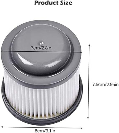 KEEPOW Pivot Vacuum Filter Replacement for Black and Decker Handheld Vacuum BDH2000PL PHV1410 PHV1810 PHV1210, PVF110 Filters, 6 Pack