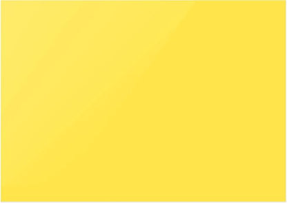 uxcell 4Pcs A4 Gel Light Lighting Filter Overlay Transparent Color Correction Plastic Vinyl PVC Sheets Photography Television Yellow,0.3mm