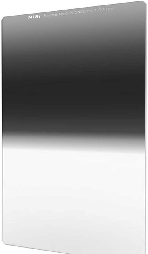 NiSi ND8 100x150mm Reverse GND Filter | 3-Stop Reverse Graduated Neutral Density Lens Filter | Long-Exposure and Landscape Photography