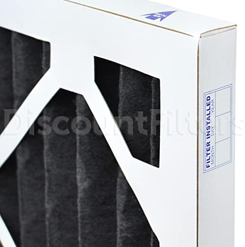 AIRX FILTERS WICKED CLEAN AIR. ODOR 18x20x1 MERV 7 Carbon Pleated Air Filter Great For Homes With Dogs Cats & Pets - Made in the USA - Box of 6
