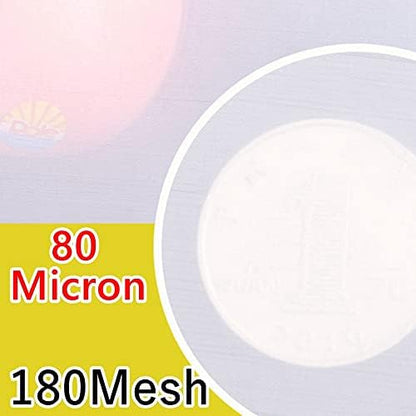 Fine Filter Mesh Nylon Fabric, Recycling Screens for Kitchen Filtration Food Wine 80-500 Mesh(180mesh 80micron,1x10 meter)