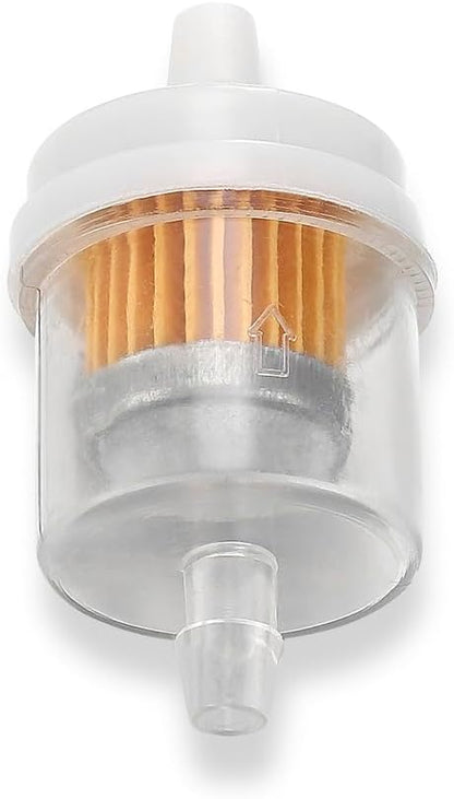 4 Pack Universal Gas Inline Fuel Filters for Motorcycle ATV Quad Go Karts Accessories 3/16 Inch
