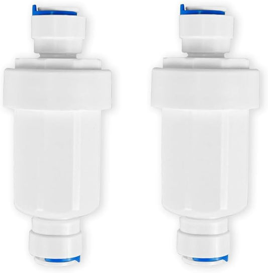 Misting System Water Filter Filter for 3/8 Garden Hose Hard Water Filter Misting System Protector Prevent Blockage 100 Mesh Outdoor Cooling System Patio Outdoor 2 Pieces