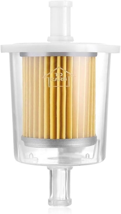 FUEL FILTERS INDUSTRIAL HIGH PERFORMANCE UNIVERSAL INLINE GAS FUEL LINE 3/8" 2 Pack