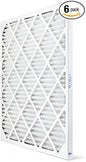 AIRX WICKED CLEAN AIR. 24x25x1 Air Filter MERV 13 Pleated HVAC AC Furnace Air Filter, Health 6-Pack, Made in the USA