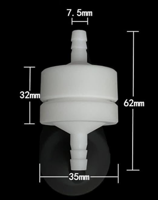 Lab Filter Holder Reusable Barbhead Filter PTFE ID 25mm Pack of 1