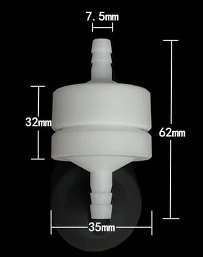 Lab Filter Holder Reusable Barbhead Filter PTFE ID 25mm Pack of 1