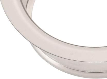 Extended Sink Flange Stainless Steel Deep Garbage Disposal Flange with Rubber Gasket Food Waste Filtering Replacement Part for 3 Bolt Mount Kitchen Sink Drain