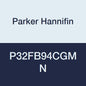 Parker Hannifin P32FB94EGMN Series P32FB Aluminum Global Modular Compact Particulate Filter, 5 µ Element, Poly Bowl with Bowl Guard, Manual Drain and Without Mounting Bracket, 1/2" NPT Port