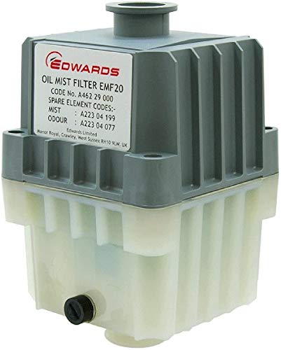 Edwards EMF20 Oil Mist Filter, KF25 Ports, for RV12, E1M18, E2M18 Vacuum Pumps
