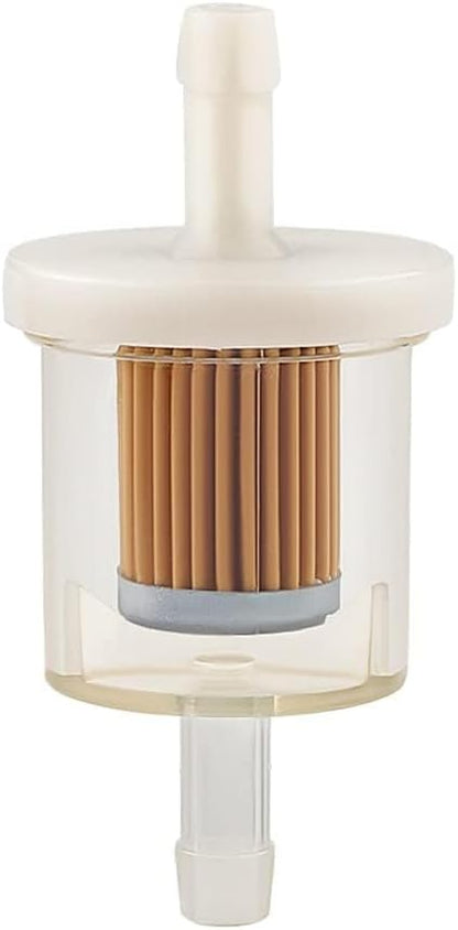 Powtol 691035 493629 Fuel Filter for Brigs Straton 40 micron 1/4 Inline Fuel filter 12hp 17.5hp 27hp 35hp Engines Replace 49019-7001 7-07061 Lawn Mower Replacement Parts (Pack of 3)