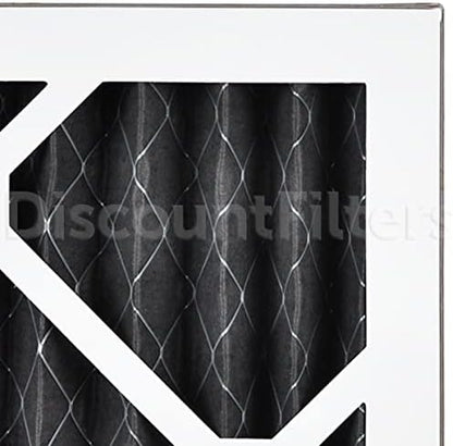 AIRx ODOR 16x16x1 MERV 7 Carbon Pleated Air Filter - Made in the USA - Box of 6