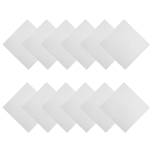 Qualitative Filter Papers 11.81 Inch Square Laboratory Filter Sheets for Water Absorption and Experimental Filtration 12 Pack