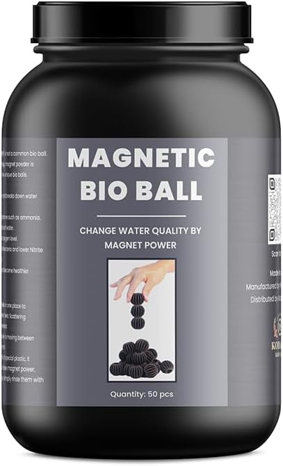 Magnetic Bio Balls Filter Media for Koi Ponds (50 Count)