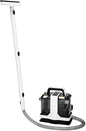 Portable Multifunctional Carpet Cleaning Machine,Electric Floor Scrubber and Vacuum Cleaner, Wet Dry Cleaning System, Black and White