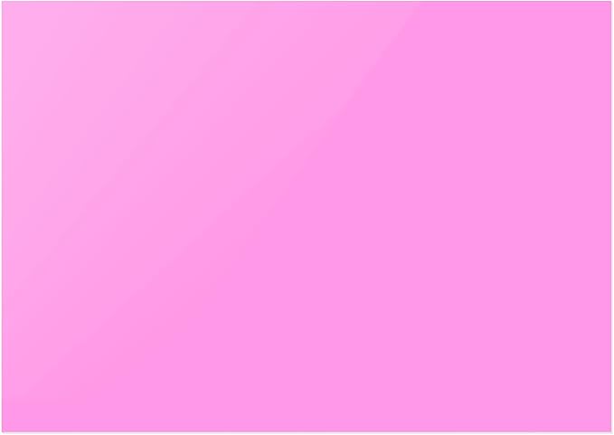 uxcell 4Pcs A4 Gel Light Lighting Filter Overlay Transparent Color Correction Plastic Vinyl PVC Sheets Photography Television Pink,0.3mm