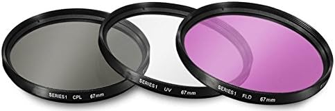 67mm Multi-Coated 7 Piece Filter Set Includes 3 PC Filter Kit (UV-CPL-FLD-) and 4 PC Close Up Filter Set (+1+2+4+10) for Nikon CoolPix P900, P950 Digital Camera