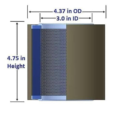 Business & Industrial Equipment & Replacement Parts for Replacement Polyester AIR Filter Element for Gardner Denver P07447A, 2109946 Mod-GRT998-13244