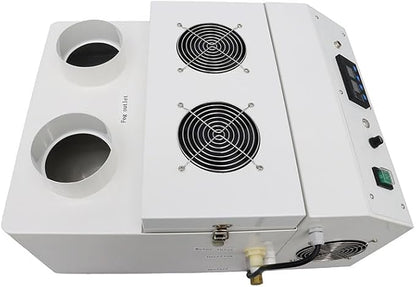 Industrial Ultrasonic Humidifier Cooler Sprayer 9kg/h Portable Continuous Cool Mist Maker Humidifier Commercial with Humidistat and Remote Sensor for Greenhouse Large Room