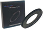 YAMAFOO 37mm to 58mm Step-Up Ring/Step Down Rings Filter Adapter for All Brands UV ND CPL Metal Ring Step-Up Rings Adapter Filter,Black (37-58)
