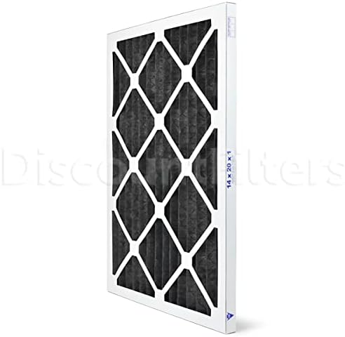 14x20x1 Air Filter AIRx ODOR MERV 7 Carbon Pleated Air Filter - Made in the USA - Box of 6