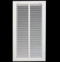 HVAC Premium 12 x 22 Duct Opening Steel Return Air Filter Grille, for 1-inch Filter, Removable Door, Flat Stamped HVAC Vent Cover Grille, Outer Dimensions 14.5 x 24.5