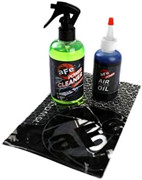 aFe Power Air Filter Travel-Size Restore Kit: 8oz Filter Cleaner and 4oz Spray Bottle Filter Oil - Blue, Restores Pro 5R Engine Air Filters, #90-51301L