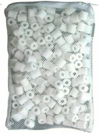 Wave Point Aquarium Filter Media Kits, 1 lb Activated Carbon + 50pc Bio Balls +1 lb Ceramic Ring (Single Pack)
