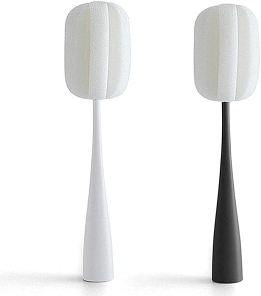 Long Handle Cup Bottle Cleaning Brush Sponge Pot Cleaner Scourer Washer(2pcs)