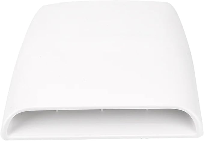 Universal Auto Engine Cover Hood Scoop Vent Car Bonnet Air Intake Inlet 4x4 Offroads Accessories Tuning Compatible For Honda Jazz Decorative(White)