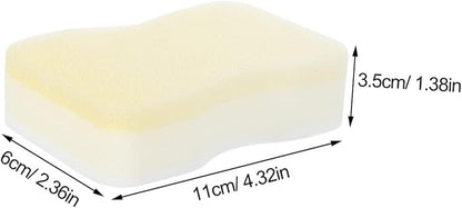 15pcs Reusable Dry Cleaning Sponge for Lamp Shade Cleaner Sponges for Soot and Pet Hair for Curtains and Artworks White Small Waist Design
