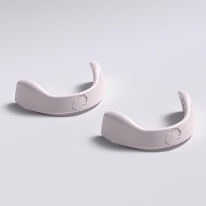 Intake Breathing Extra Intake Bands (Pack of 2), Large (L1), Matte White. (Tabs NOT Included)