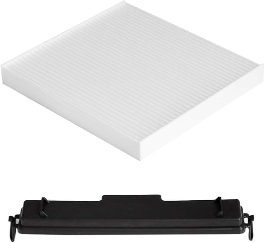 68406048AA 68052292AA Air Conditioning Filter Cabin Air Filter & Filter Access Door Compatible with Chrysler Dodge Vehicle 200, Ram 1500 2500 3500 2011-2019 Replaces 68318365AA 5058693AA