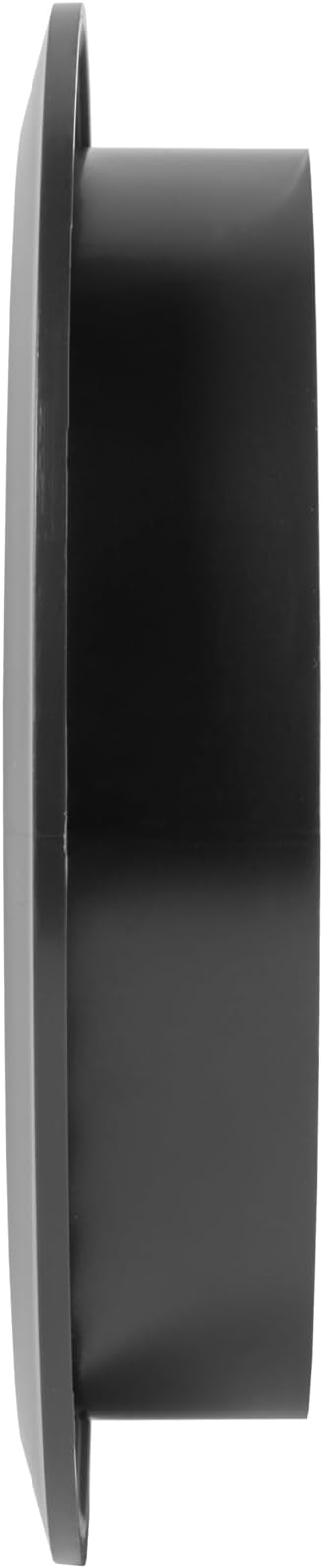 Vent Systems 5'' Inch - Black - Soffit Vent Cover - Round Air Vent Louver - Grill Cover - Built-in Mesh Screen - HVAC Vents for Bathroom, Home Office, Kitchen