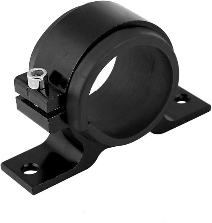 BARTOO 50mm Fuel Filter Mounting Bracket, Fuel Pump Clamp Holder for car Oil/Fuel/Gas Pump(Black Bracket, 50mm)