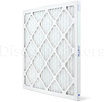 AIRx ALLERGY 20x20x1 MERV 11 Pleated Air Filter - Made in the USA - Box of 6, White