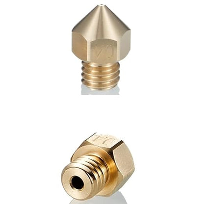 12Pcs CR-10S Pro Nozzles 0.4mm, M6 CR-10S Pro 3D Printer Nozzles,CR-10S Pro Hotend Extruder Nozzles 0.4mm Only Compatible for Creality CR10S Pro Hotend 3D Printer Nozzle.