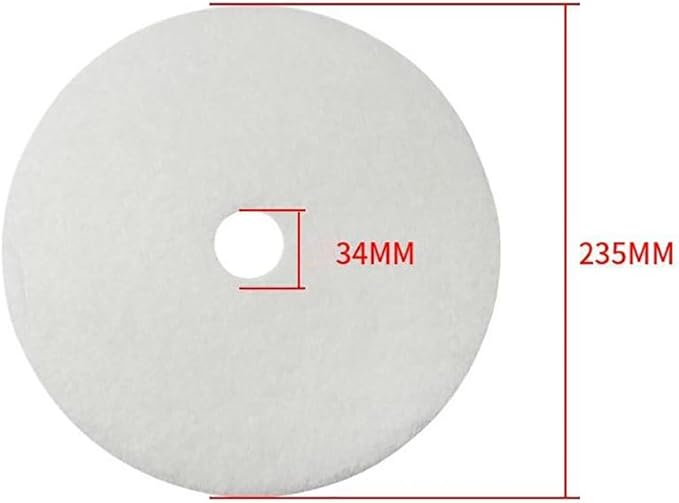 GSHLLO 10 Pcs Universal Cloth Dryer Exhaust Filter Portable Dryer Replacement Lint Filter Air Intake Paper Filters for Chef Dryer 232 x 33 mm