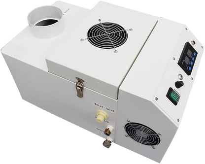 Industrial Ultrasonic Humidifier Cooler Sprayer 3kg/h Portable Continuous Cool Mist Maker Humidifier Commercial with Humidistat and Remote Sensor for Greenhouse Large Room