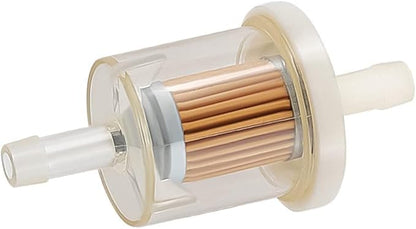 Powtol 691035 493629 Fuel Filter for Brigs Straton 40 micron 1/4 Inline Fuel filter 12hp 17.5hp 27hp 35hp Engines Replace 49019-7001 7-07061 Lawn Mower Replacement Parts (Pack of 3)