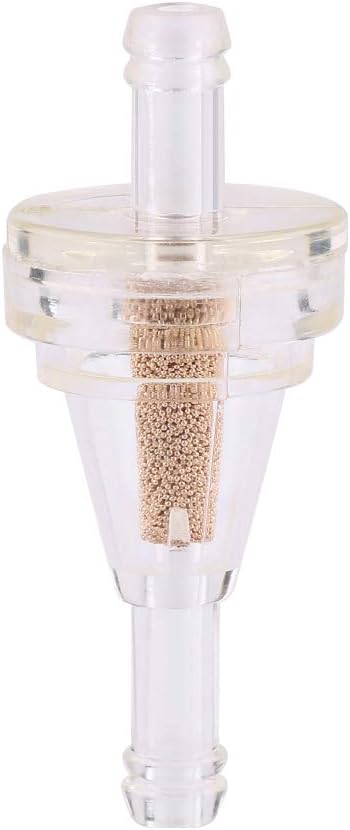 10 Pcs Motorcycle Gas Inline Fuel Filters, Oil Filtering Part Fit For 1/4 Inch Hose, Universal Fuel Filtration System for Lawn Mowers, Tractors, Generators, High Performance Engine