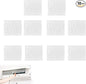 10 Pack Mini Split Air Conditioner Vent Filters Cover Anti-Dust Secondary Air Cleaning Filter for Home Air Conditioners Vents Air Purification Wall Mounted A/C Unit Heat Pump Heater