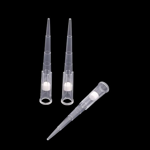 200UL Pipette Tips with Filter Universal, Sterilized, Transparent Color, 96 pcs/Box (T200-RSF-96)