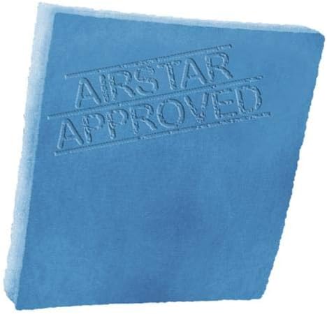10 Feet of Blue and White Air Filter Media Roll , MERV6 Polyester Media - 25" Wide