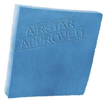 HVAC/Air Filter Media Roll, Blue/White MERV6 Polyester Media - 1 inch x 24 inch x 5 Foot