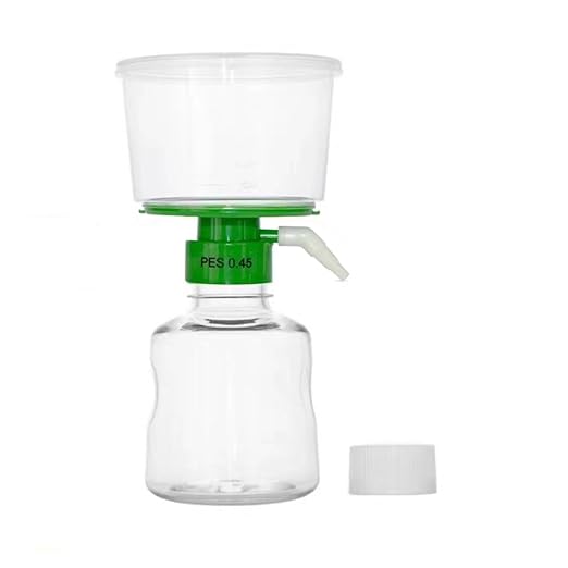 500ML Sterile Vacuum Filter Units with 0.45um PES Membrane, Individually Wrapped