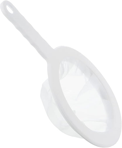 PATIKIL 9"x6" Food Filter Strainer, 350 Mesh, White, Polypropylene, Nylon