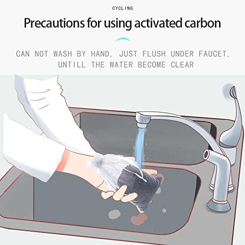 Activated Carbon Aquarium Bamboo Charcoal Pellets Clear Than Coal Filter Media Accessories with mesh Bag