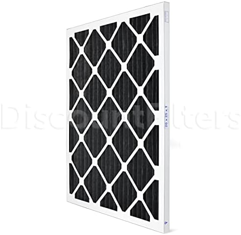 AIRX FILTERS WICKED CLEAN AIR. ODOR 20x25x1 MERV 7 Carbon Pleated Air Filter - Made in the USA - Box of 6