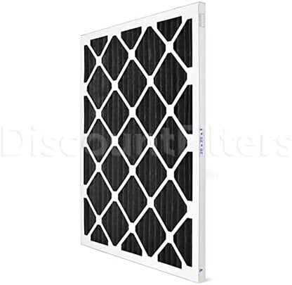 AIRX FILTERS WICKED CLEAN AIR. ODOR 20x25x1 MERV 7 Carbon Pleated Air Filter - Made in the USA - Box of 6
